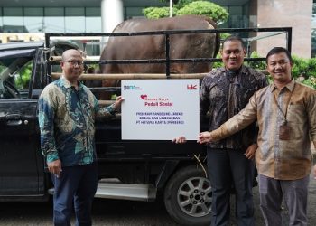 Idul Adha, Hutama Karya Wujudkan Harmonisasi Pembangunan Infrastruktur dan Sosial Melalui Penyaluran 229 Hewan Kurban