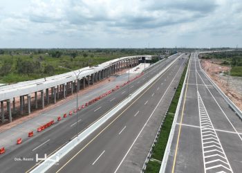 Bangun Tol Palembang – Betung Struktur dan Rest Area, HKI Catatkan Progres Konstruksi 52%