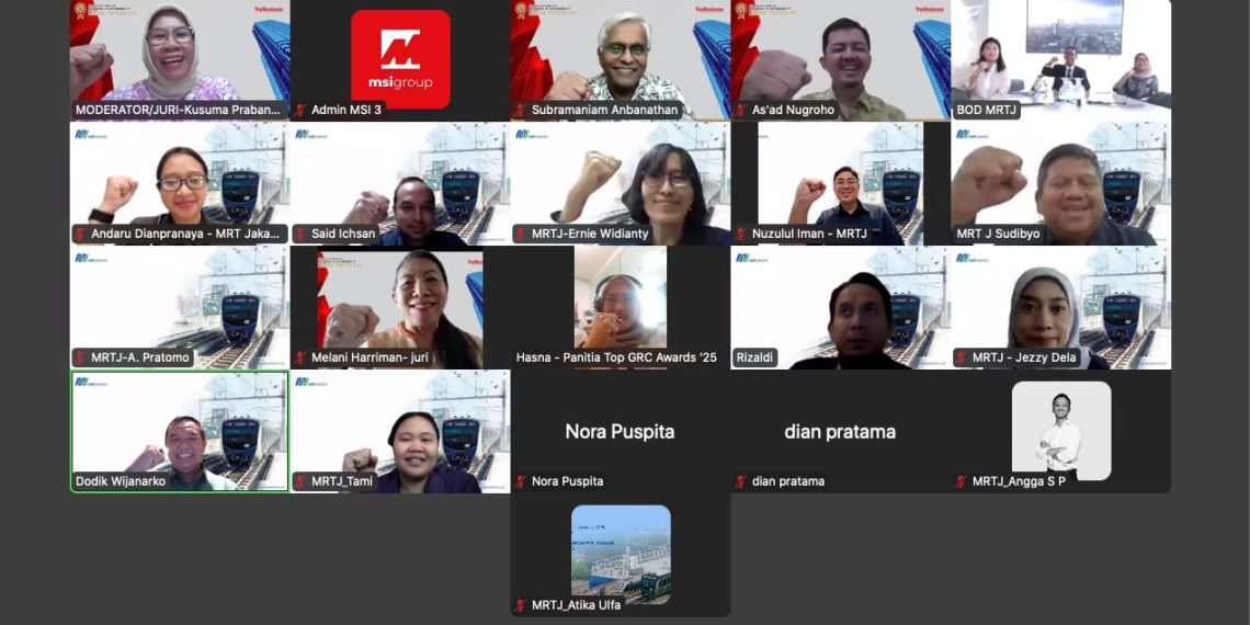Komitmen pada Peningkatan Kualitas GRC, MRT Jakarta Jadi Benchmark Perusahaan Lain