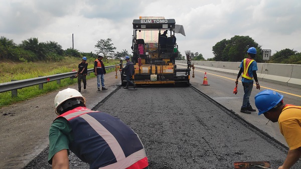 Hutama Karya Lakukan Pemeliharaan di Tol Pekanbaru – Dumai