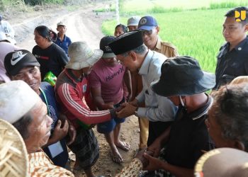 Menteri PU: Rehabilitasi Irigasi Pengga Perkuat Distribusi Air Petani Lombok Tengah