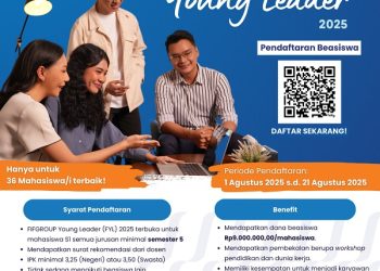 Pendaftaran Beasiswa FIFGROUP Young Leader 2025 Dibuka – Dukung Generasi Pemimpin Muda