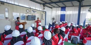 Mahasiswa Unair Belajar Keselamatan dan Kesehatan Kerja di GMS HCML Pasuruan