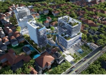 Hutama Karya Lakukan Topping Off IT Center BRI Ragunan Paket 2