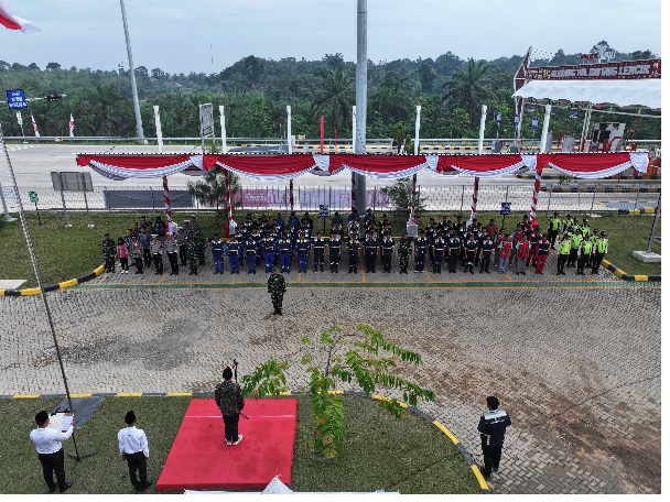 Semarak HUT Ke-80 RI, HK Catat Peningkatan Trafik di Tol Hutama Karya
