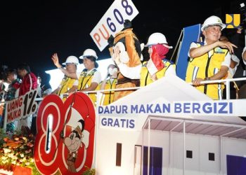 Meriahkan Kemerdekaan RI Ke-80, Kementerian PU Turut Serta Tampilkan Mobil Karnaval