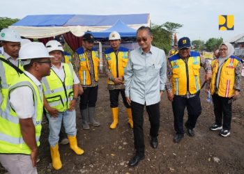 Menteri Dody Tinjau Peningkatan Jaringan Irigasi Cikeusik di Kuningan-Cirebon