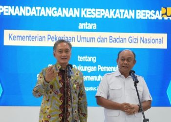 Penandatanganan MoU dan PKS Kementerian PU dan Badan Gizi Nasional