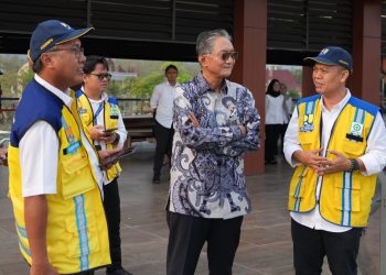 Menteri Dody Pastikan Suplai Air Irigasi Bendungan Semantok Stabil