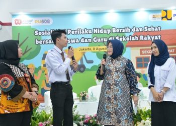 Merdeka Pendidikan Dengan Sekolah Rakyat, Kementerian PU Sosialisasikan Perilaku Hidup Bersih dan Sehat