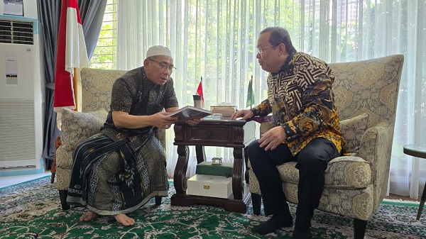 Direktur Utama BEI Bertemu Ketua Umum PBNU
