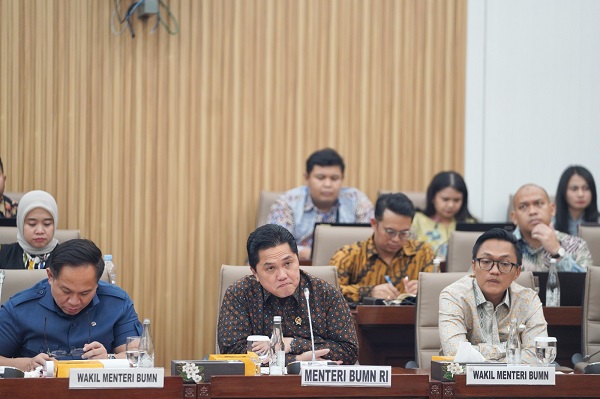 Rapat dengan DPR, Erick Pastikan Prioritas BUMN Sejalan dengan Visi-Misi Presiden