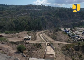 Progres Pembangunan Bendungan Manikin Capai 66%