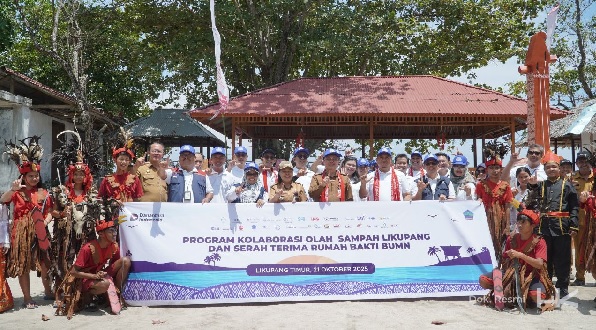 Hutama Karya Turut Sukseskan Seremoni Serah Terima Hasil Program TJSL Olah Sampah Likupang