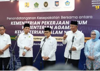 Sinergi Infrastruktur Pondok Pesantren, PU Tandatangani Kesepakatan Bersama Tiga Kementerian