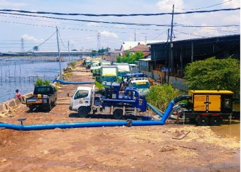 Atasi Banjir, Kementerian PU Optimalkan 27 Pompa Pengendali Banjir di Tenggang dan Sringin Kota Semarang