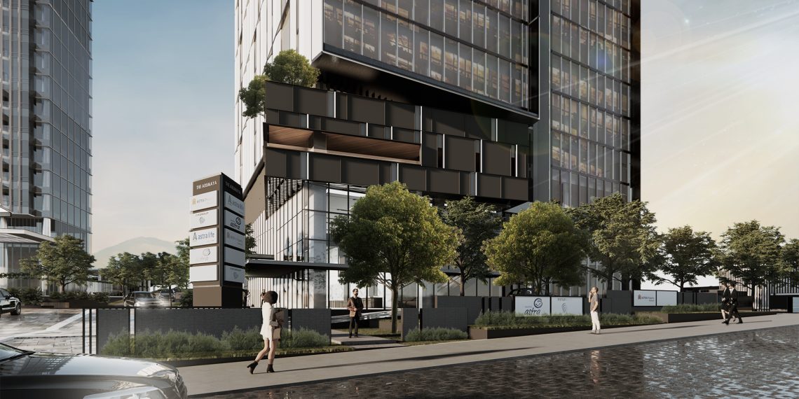 Astra Property Topping Off Arumaya Financial Center