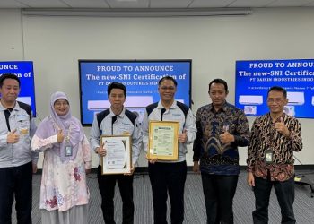 Kantongi Sertifikat SNI Baru, DAIKIN Siap Dorong Pertumbuhan Industri Berbasis Mutu
