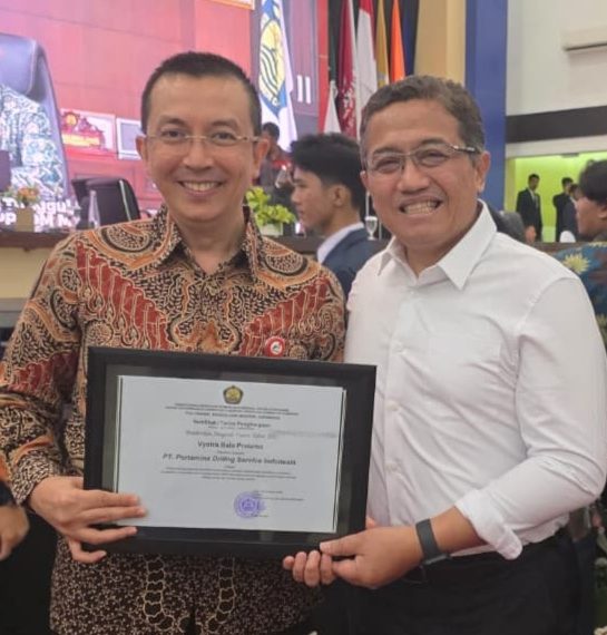 Pertamina Drilling Raih Penghargaan Vyatra Bala Pratama 2025 dari PEM Akamigas