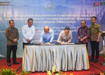 Sinergi Penegakan Hukum, HMTP dan Kejaksaan Tinggi Papua Tandatangani Perjanjian Kerja Sama