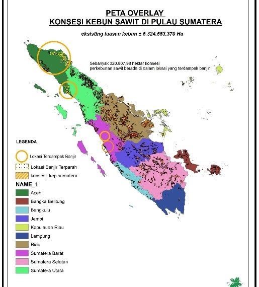 Bukan Anomali Cuaca, Tapi Defisit Daya Dukung Lingkungan: “Overshoot Sawit sebagai Akar di Balik Rentetan Bencana di Sumatera”