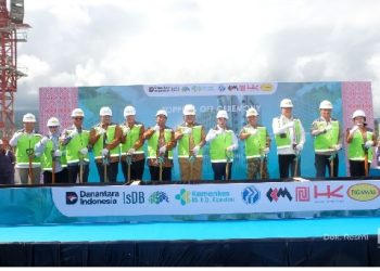 Hutama Karya Tuntaskan Topping Off Proyek Gedung Layanan Kanker Terpadu RS R.D. Kandou