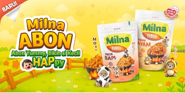 Lawan GTM Tanpa Drama, Milna Floss Tawarkan Olahan Rumahan Rendah Gula dan Garam untuk Si Kecil