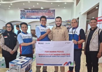 Direksi Pertamina Drilling Salurkan Bantuan Kepada Walikota Padang dan Dapur Umum di Lubuk Minturun Sumatera Barat