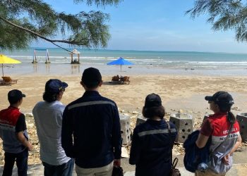Inovasi PHE WMO Kembangkan Hexa Reef di Pantai Pasir Putih Tlangoh