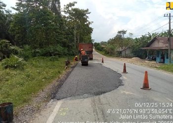 Kementerian PU Pastikan Jalan Nasional di Langkat Kembali Normal Pasca Banjir