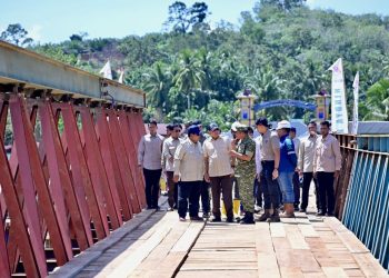 Presiden Prabowo Tinjau Jembatan Bailey, Kementerian PU: Akses Vital di Tapsel Kembali Terhubung