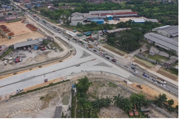 Simpang Sebidang (Intersection) Siak Tol Lingkar Pekanbaru akan Dibangun