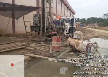 Air Bersih Sudah Mengalir di Masjid Simpang Lhee, Sumur Bor Kementerian PU Dirasakan Langsung Manfaatnya