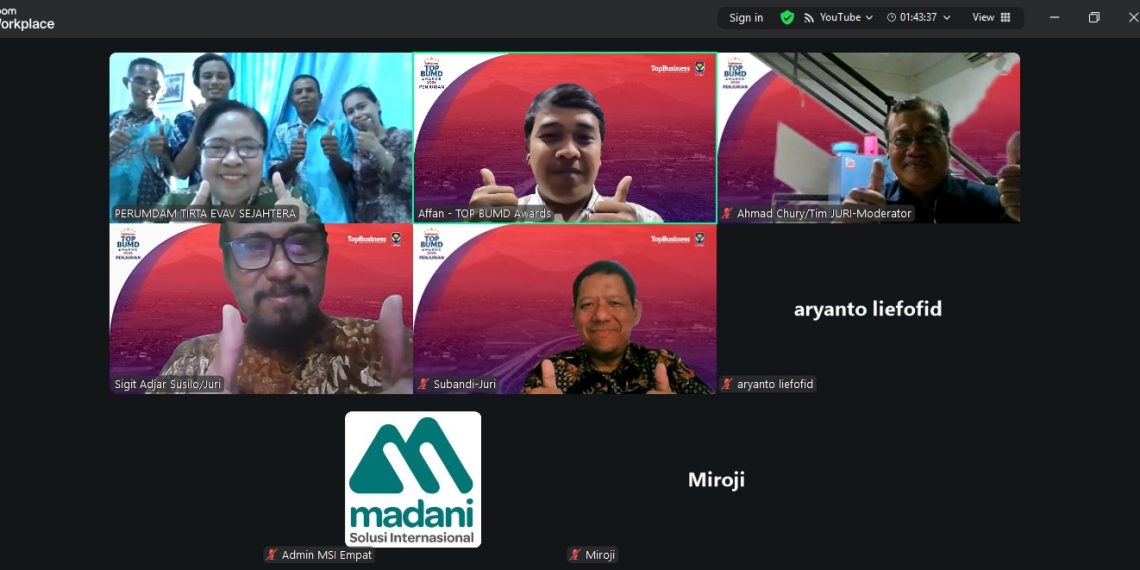 Perumdam Tirta Evav Sejahtera Paparkan Transformasi Kinerja di TOP BUMD Awards 2026