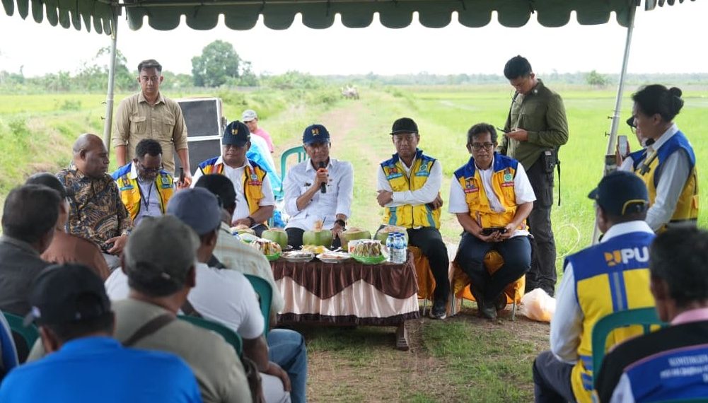 Perkuat Irigasi Rawa Semangga, Swasembada Pangan Papua Selatan Makin Nyata