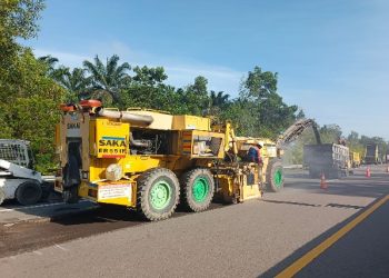 Hutama Karya Laksanakan Pemeliharaan Rutin di Tol Pekanbaru – Dumai