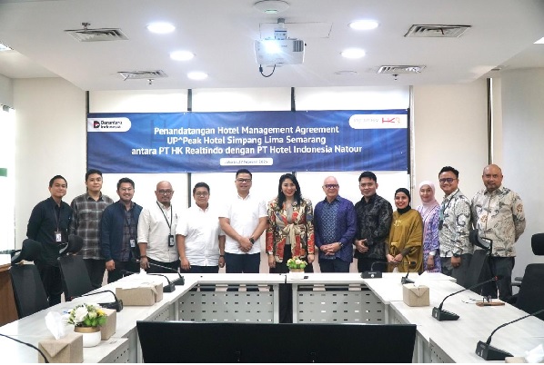 HK Realtindo Jalin Kerjasama Hotel Mangement dengan InJourney Hospitality untuk mengelola Up^peak Hotel Simpang Lima Semarang