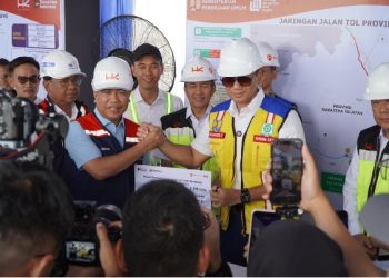 Menko Infrastruktur dan Pembangunan Kewilayahan AHY Tinjau Progres Tol Palembang-Betung Seksi 1 & 2 dan Pembangunan Jembatan Musi V