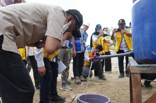 Menteri PU Tinjau SPAM Langkahan, Perkuat Layanan Air Bersih Pascabencana di Aceh Utara
