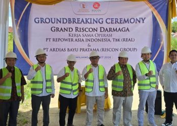 Percepat Ekspansi Bisnis Properti, REAL Gandeng Riscon Group Groundbreaking Proyek Hunian MBR