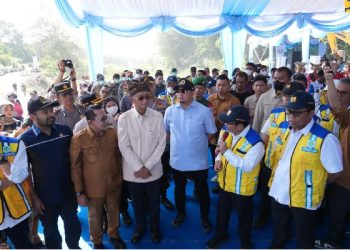Groundbreaking 8 Sabo Dam Gunung Marapi untuk Pengendalian Lahar Sumatera Barat