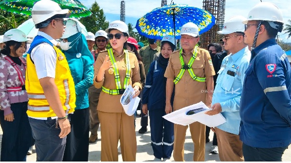 Gubernur Maluku Utara Tinjau Progres Sekolah Rakyat yang dibangun Hutama Karya