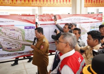 Hutama Karya dan Gubernur Sumsel Cek Kesiapan Tol Palembang – Betung