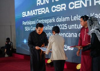 Centrepark Dukung Korban Banjir Sumatera Lewat Lelang Singlet Emas SEA Games 2025