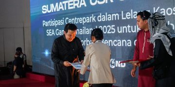 Centrepark Dukung Korban Banjir Sumatera Lewat Lelang Singlet Emas SEA Games 2025
