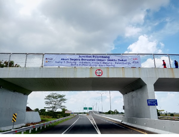 Hutama Karya Operasikan Junction Palembang Ramp 4, 6 dan 8 Mulai Pukul 07.00 WIB