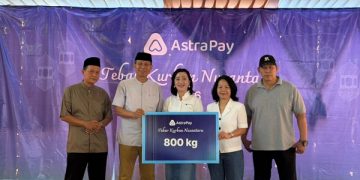 AstraPay Salurkan Sapi Kurban 800 Kg untuk Warga Cilandak di Iduladha 2026