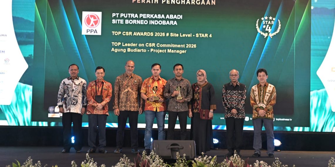 PPA Site Borneo Indobara Raih TOP CSR Awards 2026 Star 4, Perkuat Pemberdayaan Masyarakat Berbasis CSV
