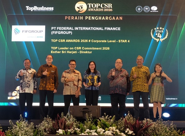 FIFGROUP Raih Penghargaan TOP CSR Awards 2026 atas Komitmen Berkelanjutan