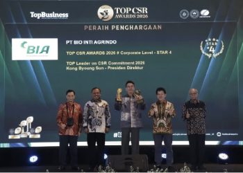 PT Bio Inti Agrindo Raih Dua Penghargaan Bergengsi di TOP CSR Awards 2026, Bukti Komitmen Keberlanjutan yang Terintegrasi